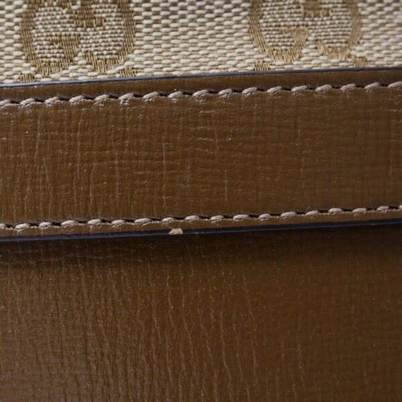 GUCCI Brown Horsebit Shoulder Bag - Picture 6 of 10